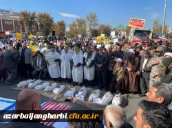 شرکت حداکثری اساتید، دانشجویان و همکاران مرکز آموزش عالی شهید مطهری خوی در تجمع سراسری حمایت از کودکان مظلوم غزه 4