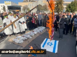 شرکت حداکثری اساتید، دانشجویان و همکاران مرکز آموزش عالی شهید مطهری خوی در تجمع سراسری حمایت از کودکان مظلوم غزه 5