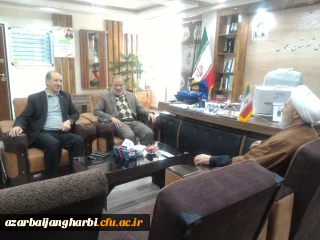 دیدار مدیریت امور پردیس های استان آذربایجان غربی با فرماندار سلماس