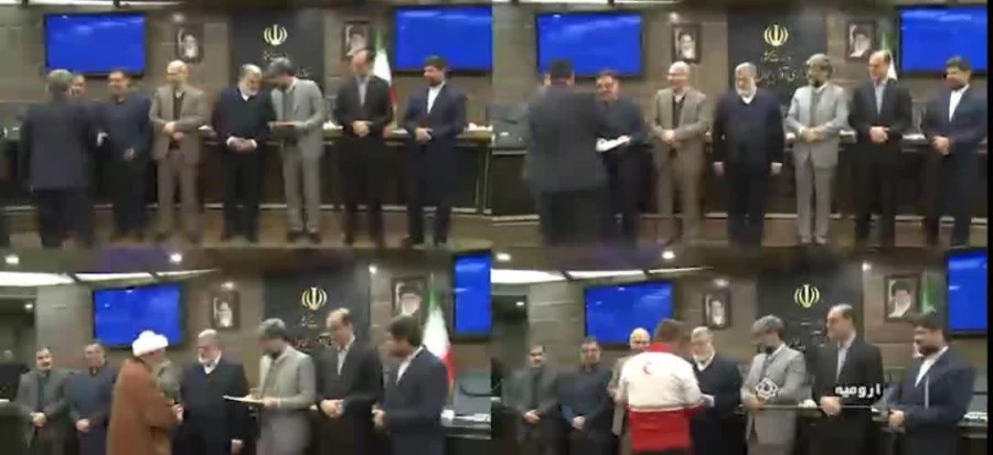 تجلیل از حجت الاسلام اصغری به عنوان مدیر برتر دستگاه اجرایی استان 4