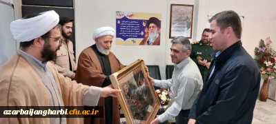 حجت الاسلام و المسلمین اصغری با فرمانده جدید ناحیه بسیج دانشجویی استان دیدار کرد