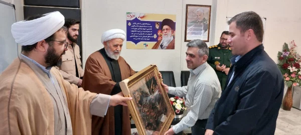 حجت الاسلام و المسلمین اصغری با فرمانده جدید ناحیه بسیج دانشجویی استان دیدار کرد 2