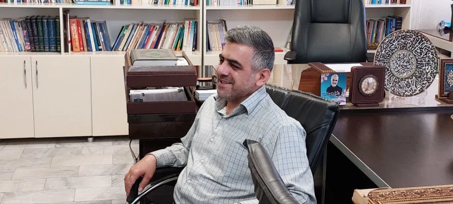 حجت الاسلام و المسلمین اصغری با فرمانده جدید ناحیه بسیج دانشجویی استان دیدار کرد 3