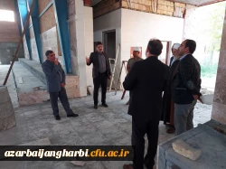 بازدید همکاران ستادی سازمان مرکزی از وضعیت پروژه های عمرانی دانشگاه فرهنگیان استان 2