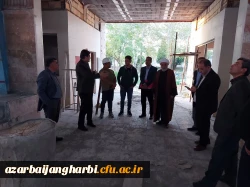 بازدید همکاران ستادی سازمان مرکزی از وضعیت پروژه های عمرانی دانشگاه فرهنگیان استان 5