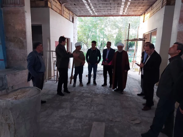 بازدید همکاران ستادی سازمان مرکزی از وضعیت پروژه های عمرانی دانشگاه فرهنگیان استان 5