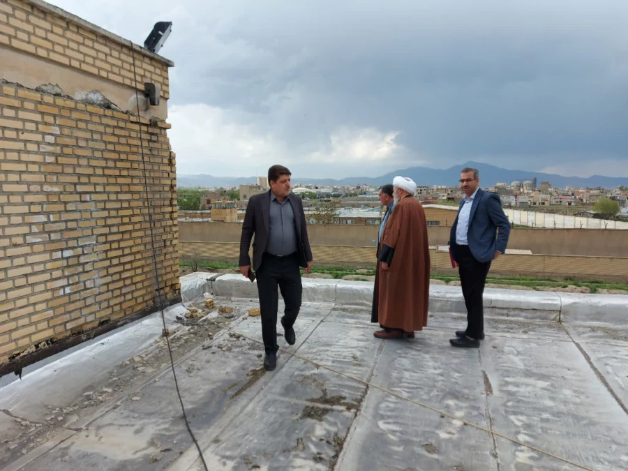 بازدید همکاران ستادی سازمان مرکزی از وضعیت پروژه های عمرانی دانشگاه فرهنگیان استان 7