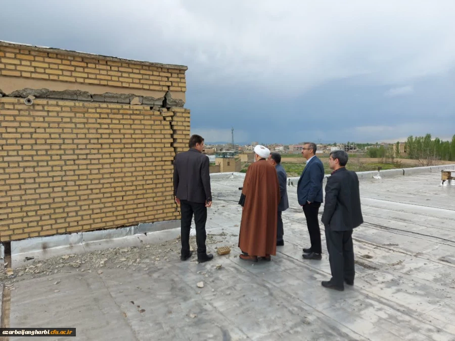 بازدید همکاران ستادی سازمان مرکزی از وضعیت پروژه های عمرانی دانشگاه فرهنگیان استان 8