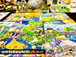 بازدید حجت الاسلام اصغری از نمایشگاه ال فن دانش آموزی  6