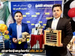 بازدید حجت الاسلام اصغری از نمایشگاه ال فن دانش آموزی  7