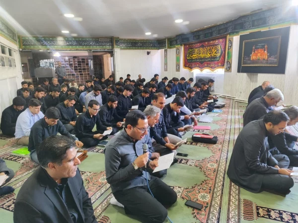 مراسم قرائت زیارت عاشورا در نمازخانه پردیس شهید رجایی ارومیه برگزار شد 6