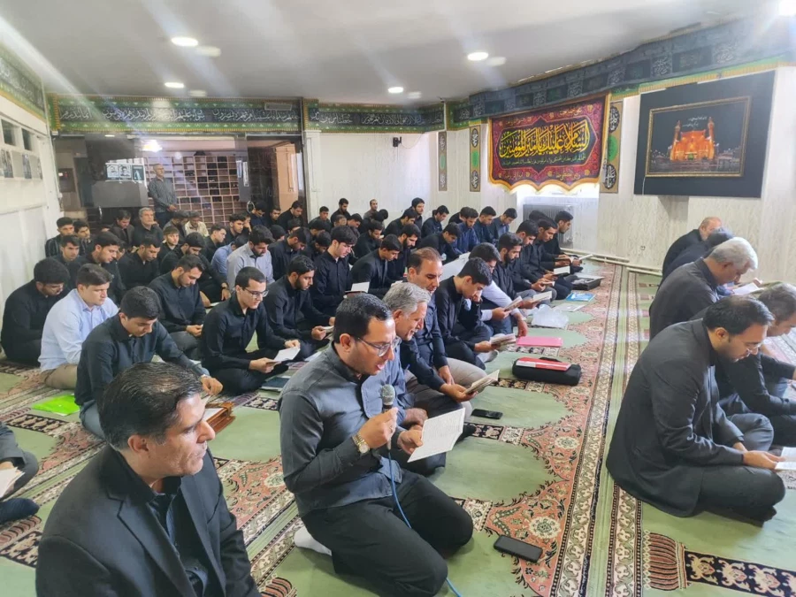 مراسم قرائت زیارت عاشورا در نمازخانه پردیس شهید رجایی ارومیه برگزار شد 6
