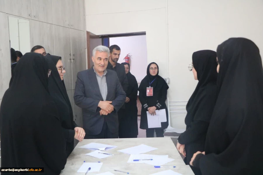 مدیرکل آموزش و پرورش استان آذربایجان غربی از کانون های ارزیابی داوطلبان ورودی دانشگاه فرهنگیان بازدید کرد 5