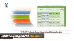 رنامه زمانبندی نیمسال دوم سال تحصیلی 1404-1403 2