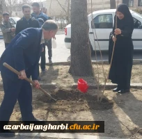 مراسم روز درختکاری پردیس شهید رجایی ارومیه 3