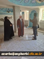 ریاست دانشگاه فرهنگیان استان آذربایجان غربی از روند بازسازی خوی بازدید کرد 3
