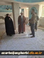 ریاست دانشگاه فرهنگیان استان آذربایجان غربی از روند بازسازی خوی بازدید کرد 4