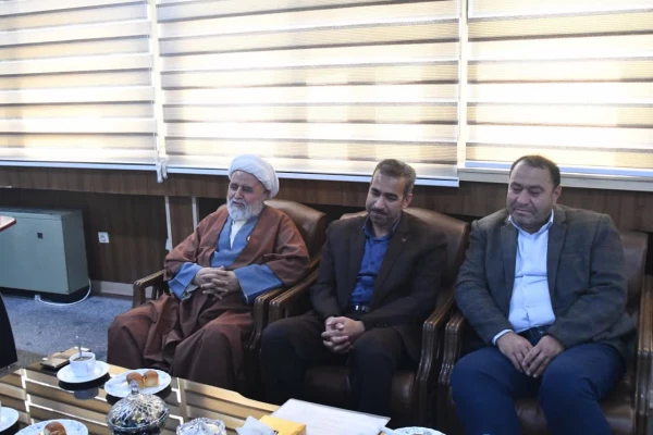 حجت الاسلام و المسلمین محمود اصغری با سرپرست جدید دانشگاه ارومیه دیدار و گفت و کرد 2