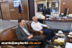 حجت الاسلام و المسلمین محمود اصغری با سرپرست جدید دانشگاه ارومیه دیدار و گفت و کرد 3