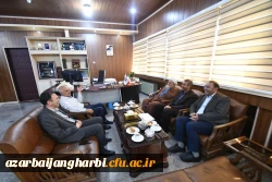 حجت الاسلام و المسلمین محمود اصغری با سرپرست جدید دانشگاه ارومیه دیدار و گفت و کرد 4