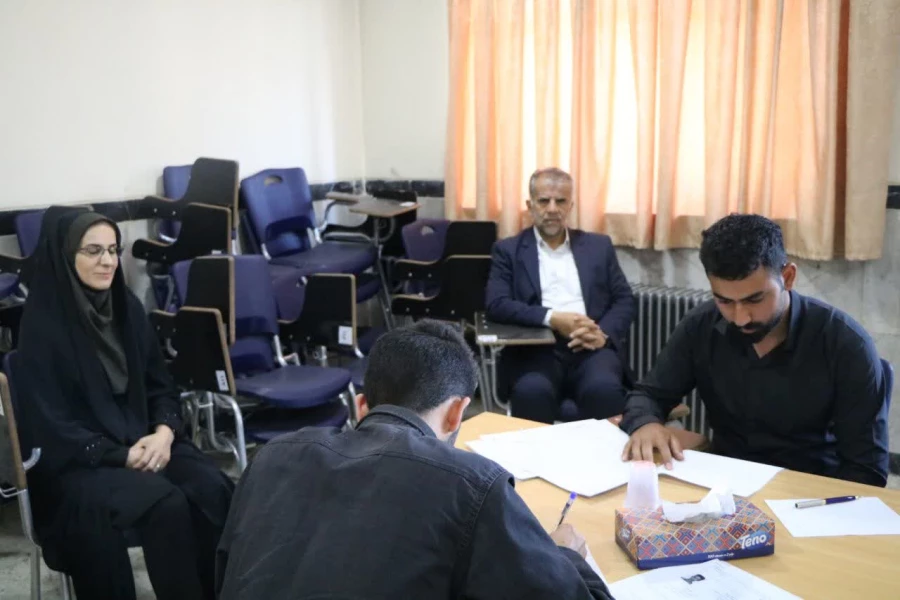 مدیرکل آموزش و پرورش استان از روند ارزیابی و مصاحبه داوطلبان ورود به دانشگاه فرهنگیان آذربایجان غربی بازدید کرد 5