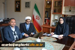 مراسم معارفه رییس دانشکده علوم انسانی دانشگاه فرهنگیان آذربایجان غربی ظهر امروز برگزار شد. 2