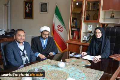 مراسم معارفه سرپرست دانشکده علوم انسانی دانشگاه فرهنگیان آذربایجان غربی ظهر امروز برگزار شد.