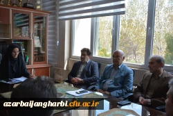 مراسم معارفه رییس دانشکده علوم انسانی دانشگاه فرهنگیان آذربایجان غربی ظهر امروز برگزار شد. 4
