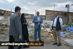 سرپرست دانشگاه فرهنگیان آذربایجان غربی از روند بازسازی خسارات جنگ تحمیلی بازدید کرد 5