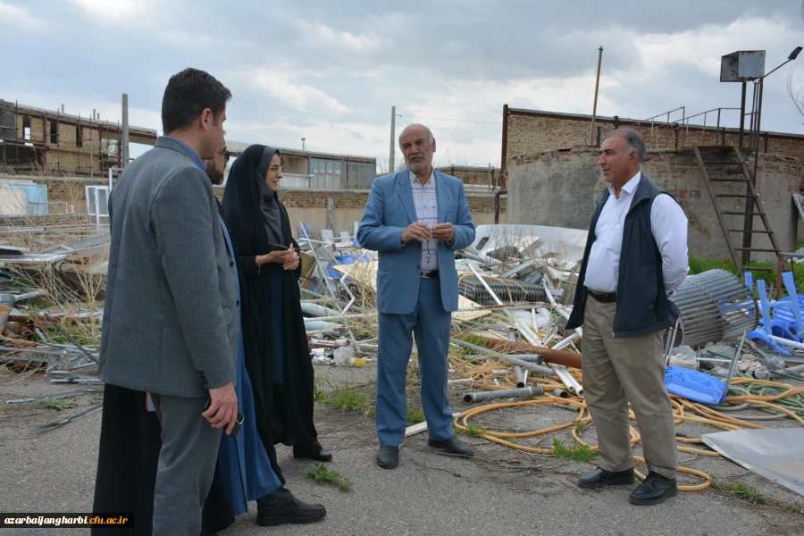 سرپرست دانشگاه فرهنگیان آذربایجان غربی از روند بازسازی خسارات جنگ تحمیلی بازدید کرد 5