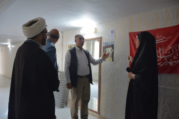 سرپرست دانشگاه فرهنگیان آذربایجان غربی از روند بازسازی خسارات جنگ تحمیلی بازدید کرد 11