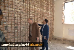 سرپرست دانشگاه فرهنگیان آذربایجان غربی از پروژه مقاوم سازی خوابگاه های واحد خوی بازدید کرد  10
