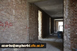 سرپرست دانشگاه فرهنگیان آذربایجان غربی از پروژه مقاوم سازی خوابگاه های واحد خوی بازدید کرد  16