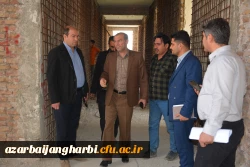 سرپرست دانشگاه فرهنگیان آذربایجان غربی از پروژه مقاوم سازی خوابگاه های واحد خوی بازدید کرد  17