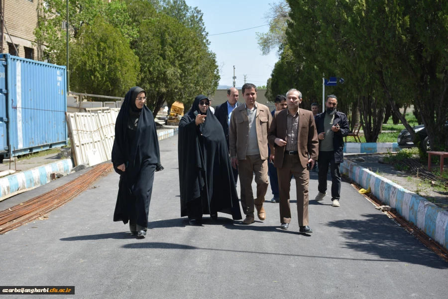 سرپرست دانشگاه فرهنگیان آذربایجان غربی از پروژه مقاوم سازی خوابگاه های واحد خوی بازدید کرد  6