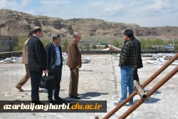 سرپرست دانشگاه فرهنگیان آذربایجان غربی از پروژه مقاوم سازی خوابگاه های واحد خوی بازدید کرد  7