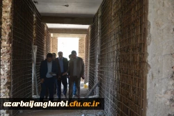 سرپرست دانشگاه فرهنگیان آذربایجان غربی از پروژه مقاوم سازی خوابگاه های واحد خوی بازدید کرد  12