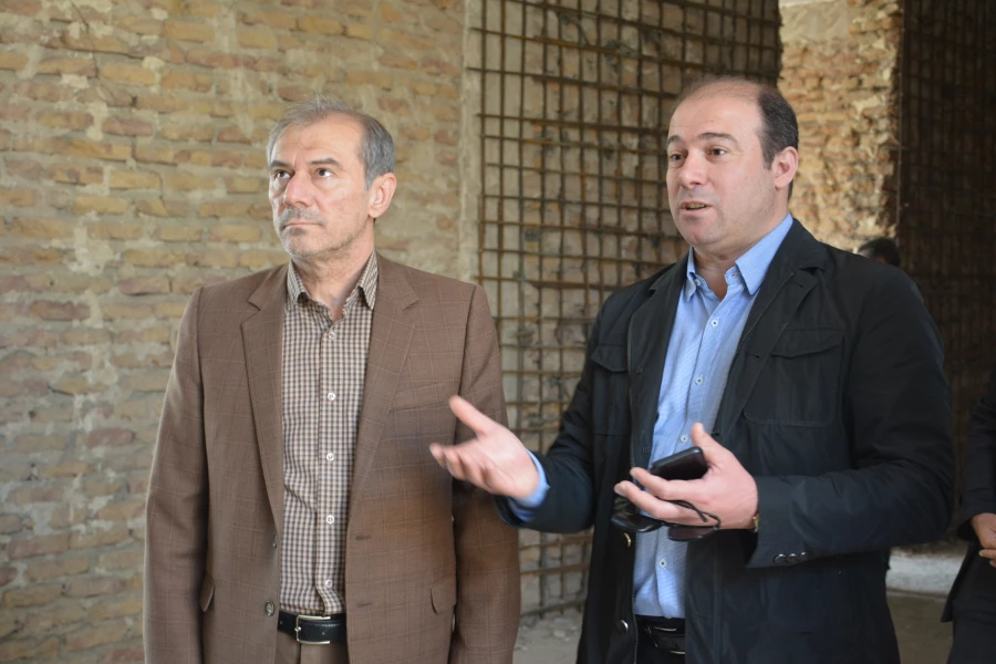 سرپرست دانشگاه فرهنگیان آذربایجان غربی از پروژه مقاوم سازی خوابگاه های واحد خوی بازدید کرد  14